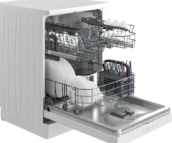 Lavastoviglie Beko BDFN15D431W a libera installazione, 14 coperti, classe D