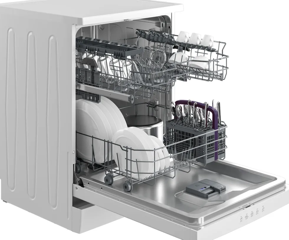 Lavastoviglie Beko BDFN15D431W a libera installazione, 14 coperti, classe D