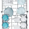 Lavastoviglie Candy 32002583 RAPIDO CF0C7SB0FX Stainless steel