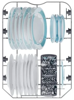 Lavastoviglie Candy 32002583 RAPIDO CF0C7SB0FX Stainless steel