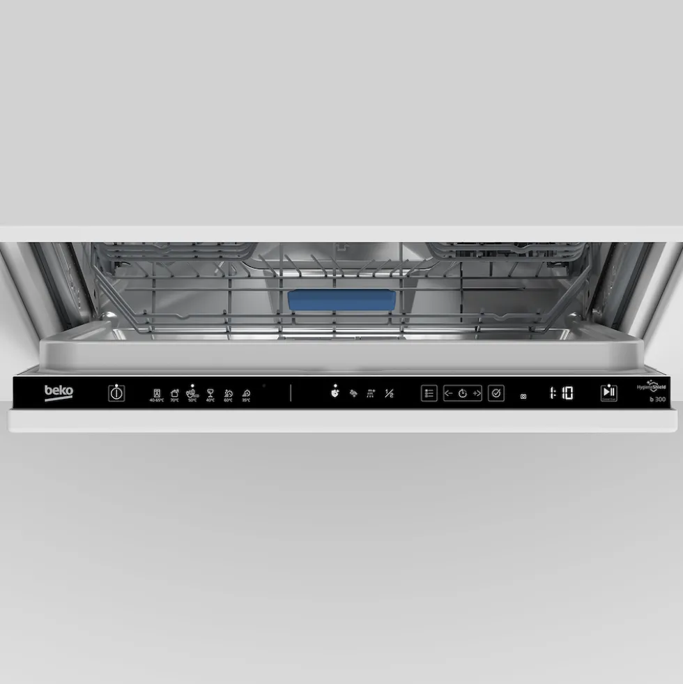 Lavastoviglie da incasso Beko BDIN37530 a scomparsa totale 60 cm con 15 coperti e 6 programmi