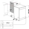 Lavastoviglie Hotpoint Ariston HFC3C41CWX con 14 coperti e 41 dB