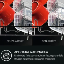 Lavastoviglie integrata totale AEG FSE77717P Serie 7000 GlassCare 14 coperti