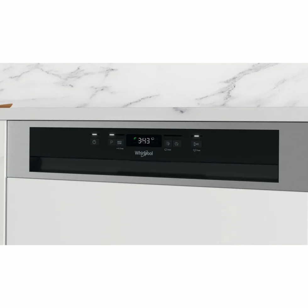 Lavastoviglie semi incasso Whirlpool WB6020PX con tecnologia 6° SENSO