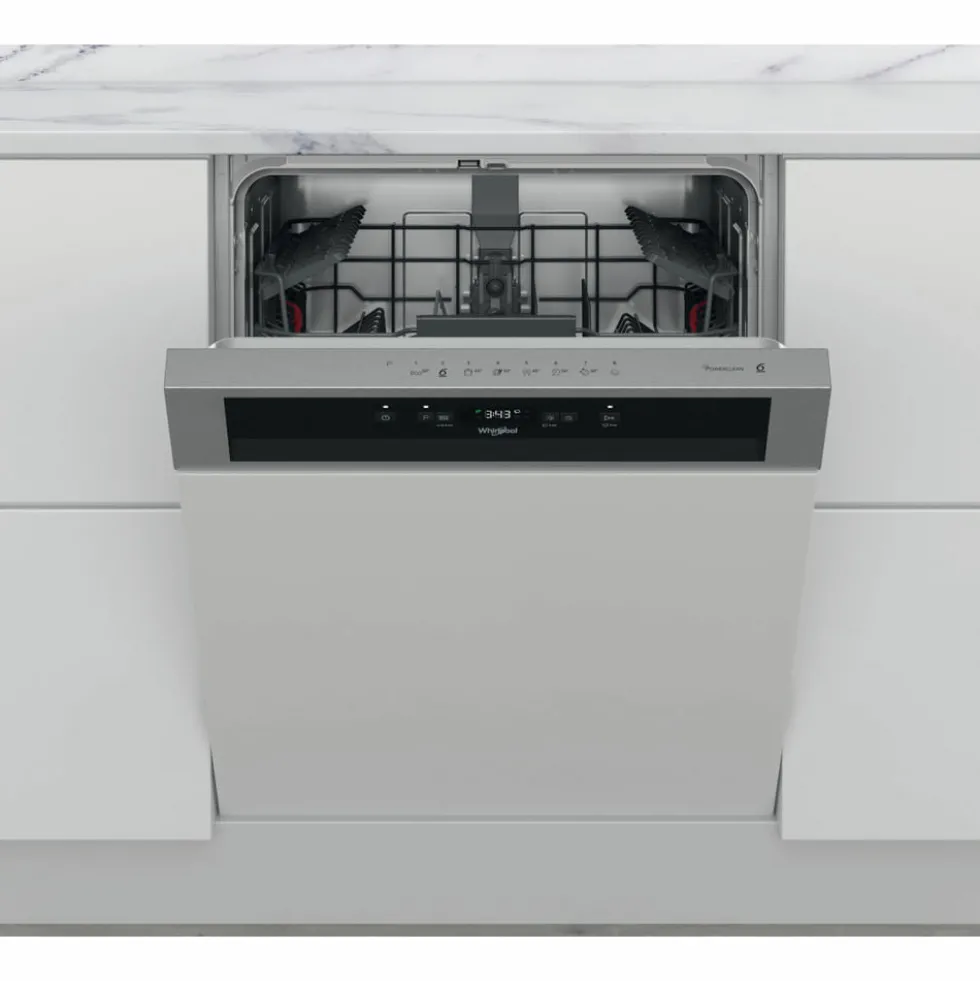 Lavastoviglie semi incasso Whirlpool WB6020PX con tecnologia 6° SENSO
