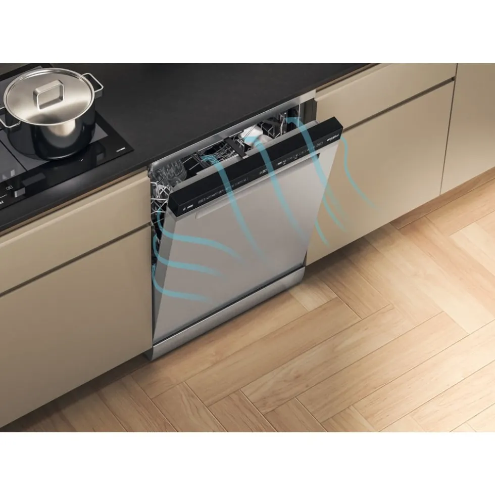 Lavastoviglie Whirlpool W8FHS61X MaxiSpace 15 coperti, classe A