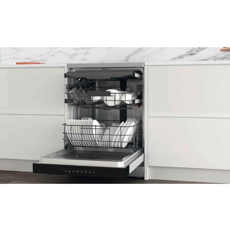 Lavastoviglie Whirlpool WH4FFC14BN6X da 60cm con 14 coperti e 44 dBA