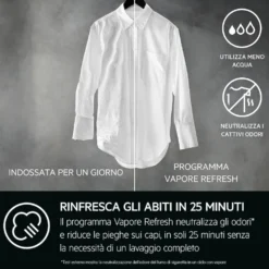 Lavatrice AEG LR7FD94 a carica frontale con capacità 9 kg
