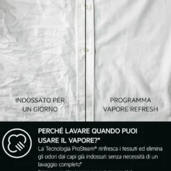 Lavatrice AEG LR7FD94 a carica frontale con capacità 9 kg