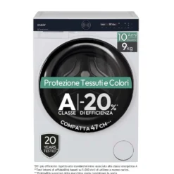 Lavatrice Candy BS49SB8S, 9 kg, 1400 giri, WiFi, classe A
