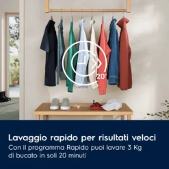 Lavatrice Electrolux EW6F110G carica frontale 10 kg, 1400 giri