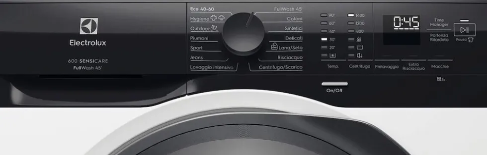 Lavatrice Electrolux EW6FZBG215 carica frontale 10,5 Kg, 1400 giri, classe A