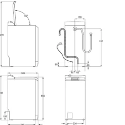 Lavatrice Electrolux EW6T437A a carica dall'alto 7 kg con tecnologia SensiCare