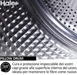 Lavatrice Haier HW80BP14929AS, 8kg, 1400 giri, profondità 48cm, classe A
