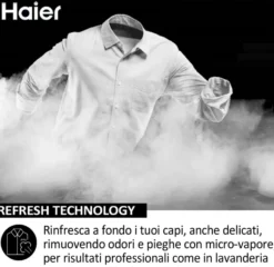Lavatrice Haier HW80BP14929AS, 8kg, 1400 giri, profondità 48cm, classe A