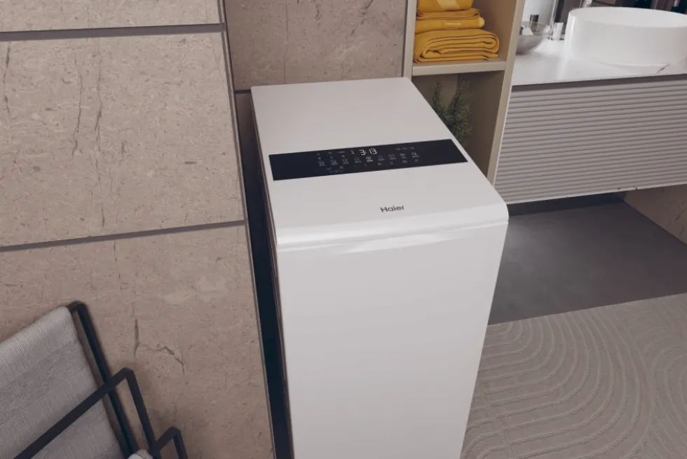 Lavatrice Haier HW90-BPD13386U-S a carica dall'alto con WiFi