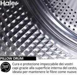 Lavatrice Haier HW90-BPD13386U-S a carica dall'alto con WiFi