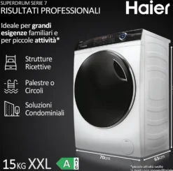 Lavatrice Haier HW150BP14986EIT 15 kg 1400 giri