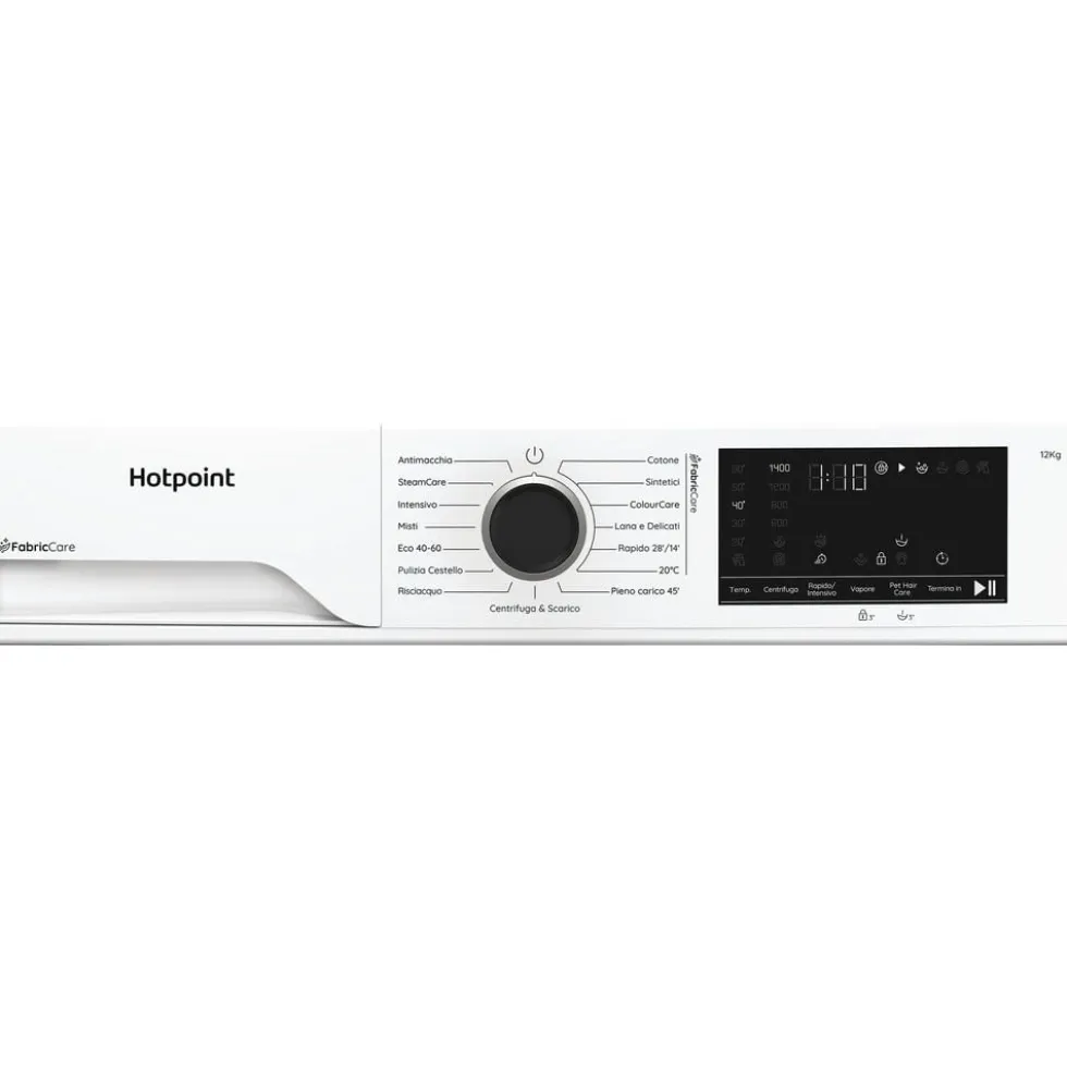 Lavatrice Hotpoint Ariston HB123CAREIT 12kg Inverter Vapore PetCare