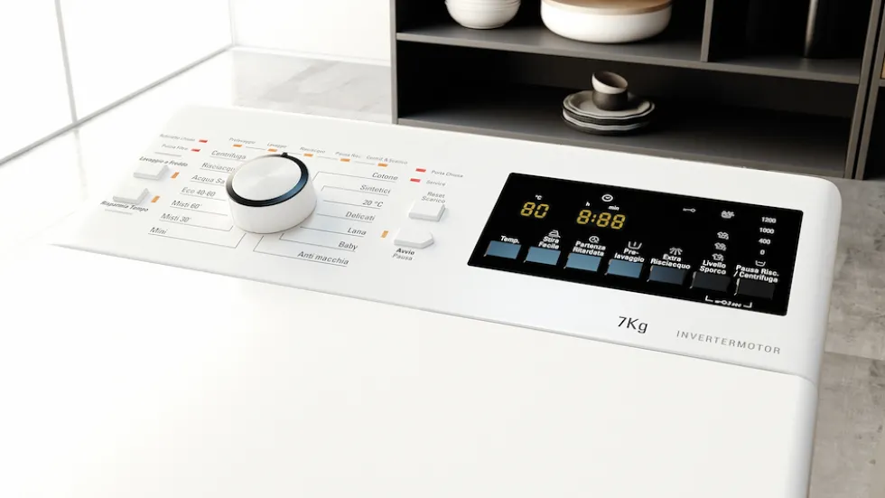 Lavatrice Hotpoint Ariston WMTG725BIT, carico dall'alto 7 kg, 1200 giri