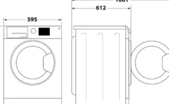Lavatrice Indesit BWE91497XWVIT, 9 kg, 1400 giri, classe A, con vapore