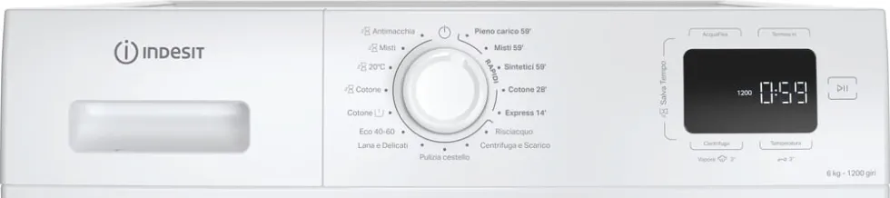Lavatrice Indesit IM642BMYTIMEIT 6kg 1200 giri vapore