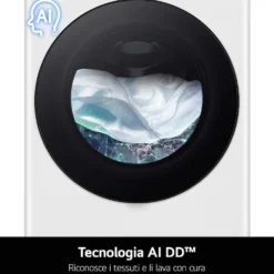 Lavatrice LG ELECTRONICS F0P3020TSWC con AI DD™ e TurboWash 360