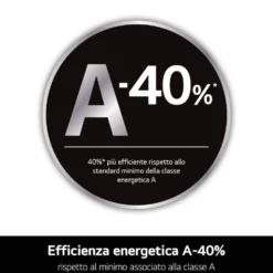 Lavatrice LG ELECTRONICS F4X7013TBB con tecnologia AI DD e classe A-40%