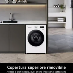 Lavatrice LG F4NX1008NWK 8kg 1400 giri con WiFi e Vapore