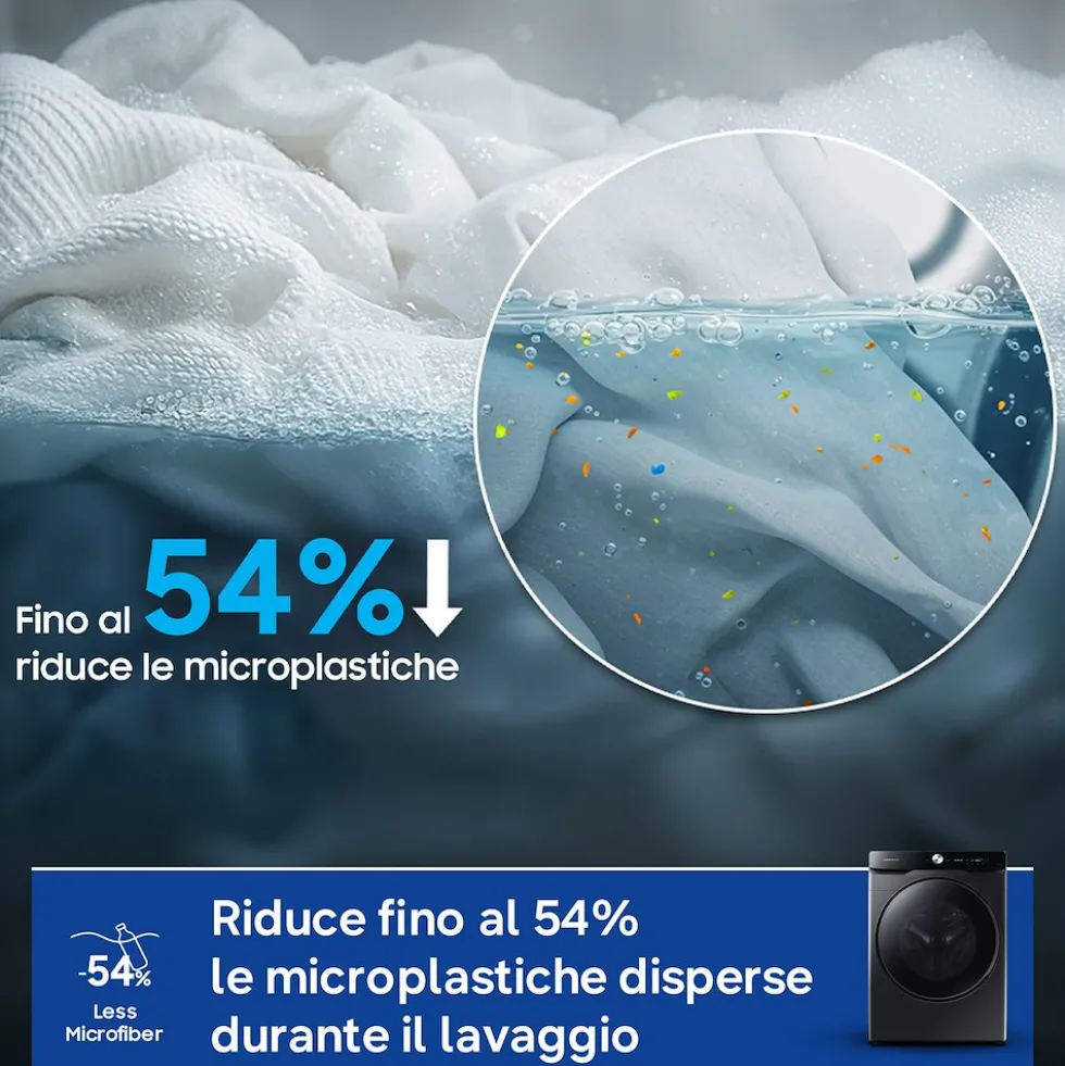 Lavatrice Samsung WF20DG8650BVU3 con AI Control e capacità 20 kg