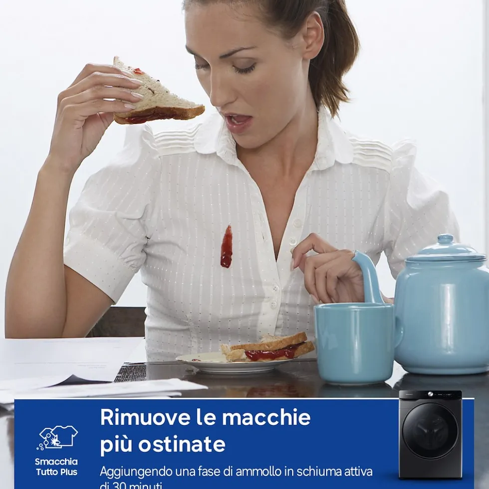Lavatrice Samsung WF20DG8650BVU3 con AI Control e capacità 20 kg