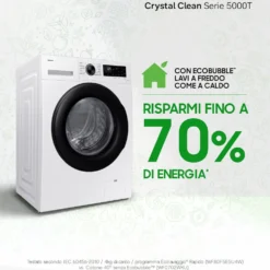 Lavatrice Samsung WW80CGC04DAEET 8kg classe A con vapore e WiFi