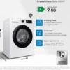 Lavatrice Samsung WW90CGC04DAEET 9kg classe A con tecnologia EcoBubble