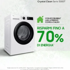 Lavatrice Samsung WW90CGC04DAEET 9kg classe A con tecnologia EcoBubble