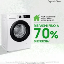 Lavatrice Samsung WW90DG5G34AEET slim 9kg 1400 giri classe A WiFi