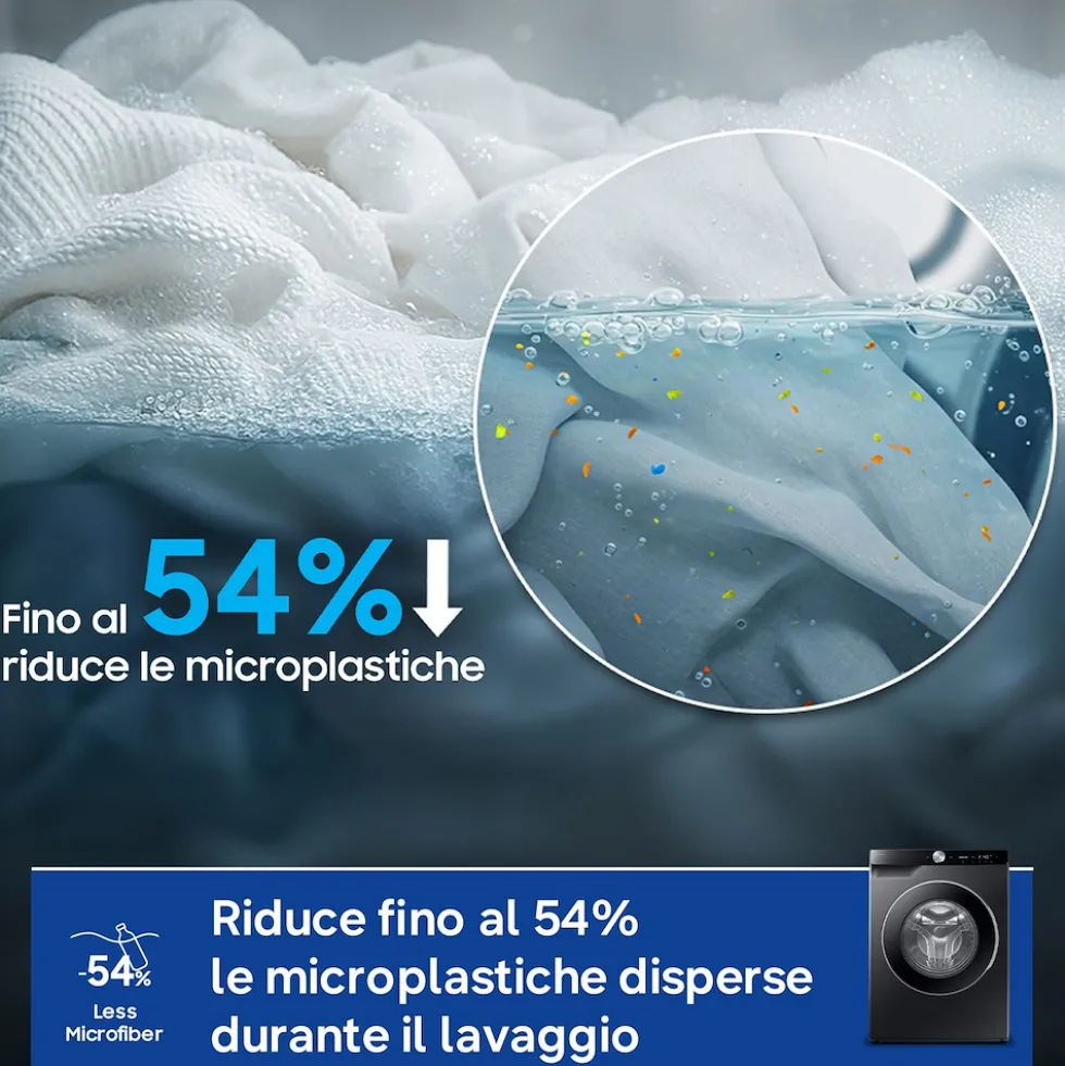 Lavatrice Samsung WW10FG6U94LBU3 con AI Ecodosatore e 10kg