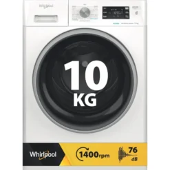 Lavatrice Whirlpool FFB1048BSVIT da 10kg, 1400 giri, classe A
