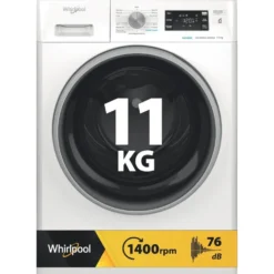 Lavatrice Whirlpool FFB1148BSVIT 11kg, 1400 giri, Vapore
