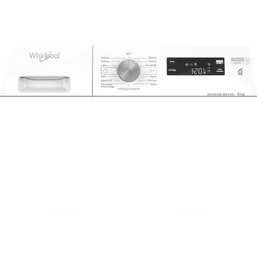 Lavatrice Whirlpool FFSP87IT 8kg classe A