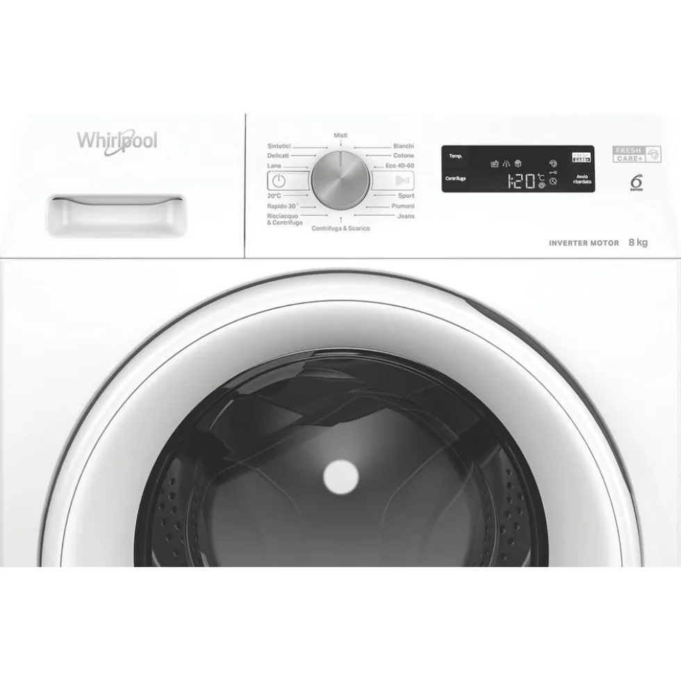 Lavatrice Whirlpool FFSP87IT 8kg classe A