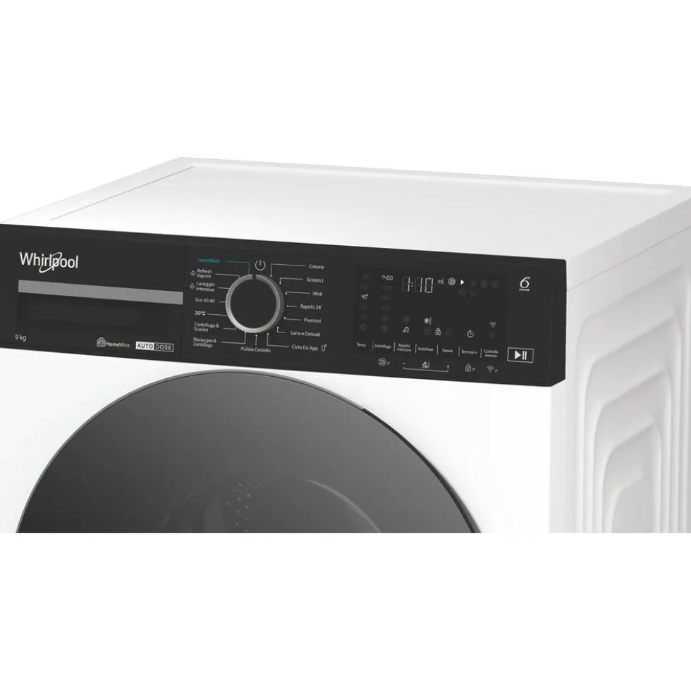 Lavatrice Whirlpool WPM97WADSIT 9kg 1400 giri WiFi Autodosatore