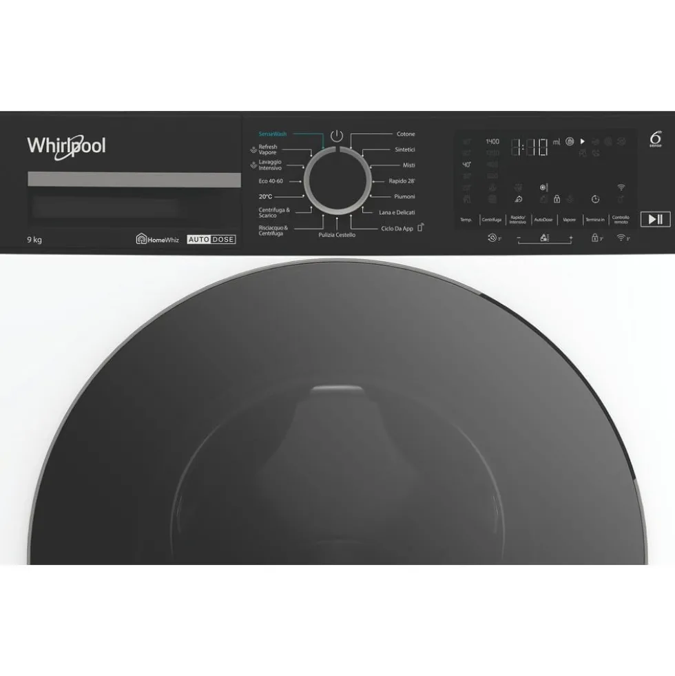 Lavatrice Whirlpool WPM97WADSIT 9kg 1400 giri WiFi Autodosatore