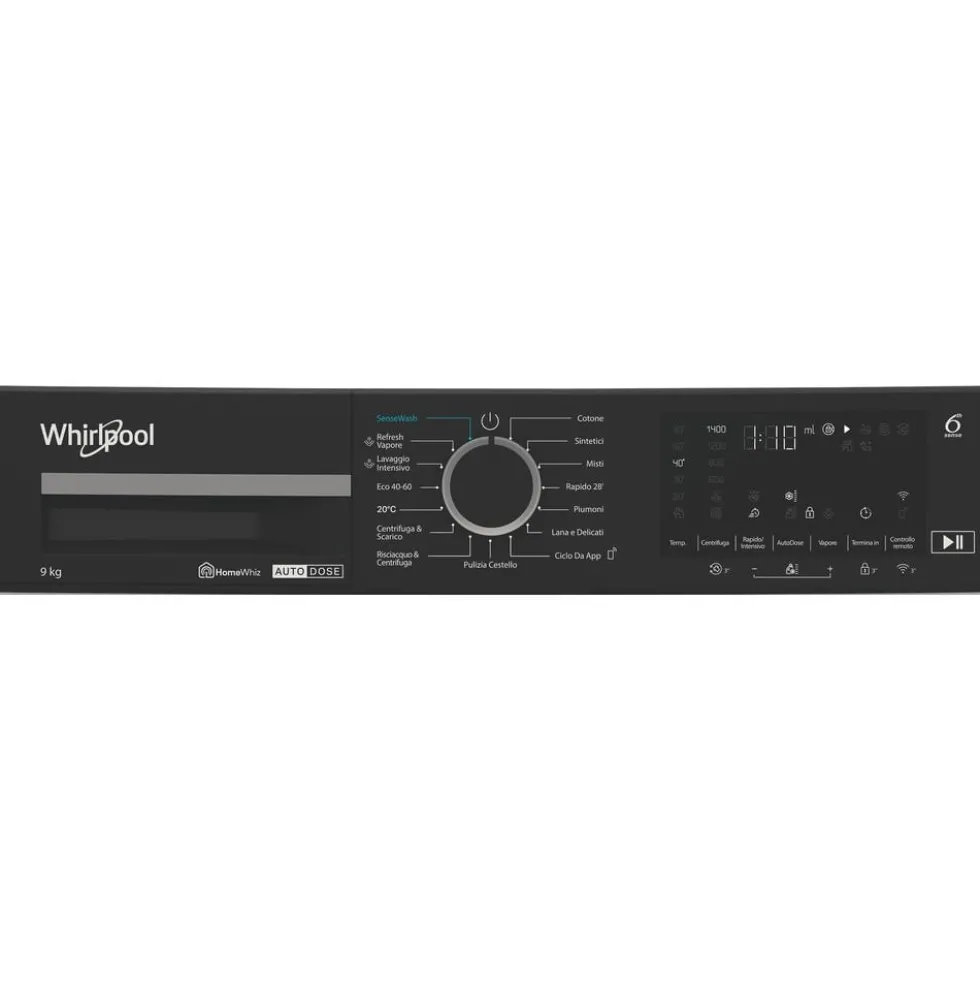 Lavatrice Whirlpool WPM97WADSIT 9kg 1400 giri WiFi Autodosatore