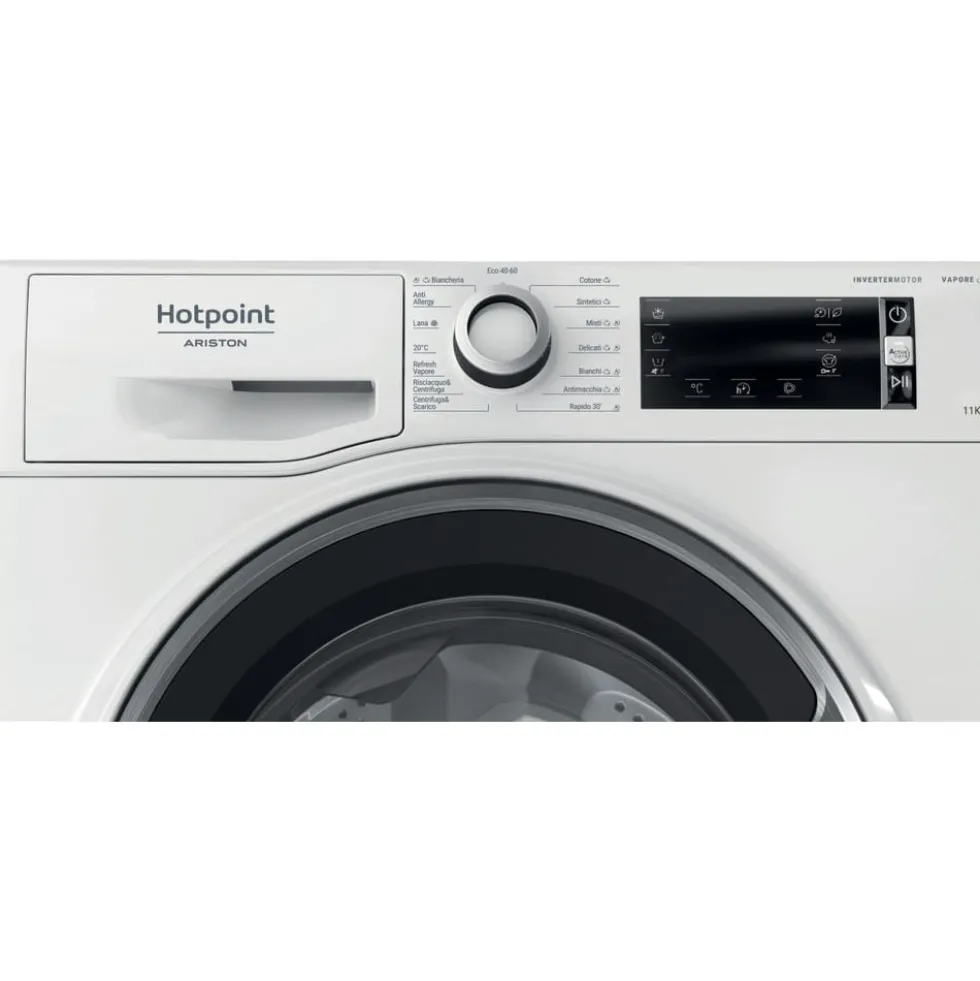 Lavatrici Hotpoint Ariston NBT1148WSAIT con 11 kg e 1400 giri/min
