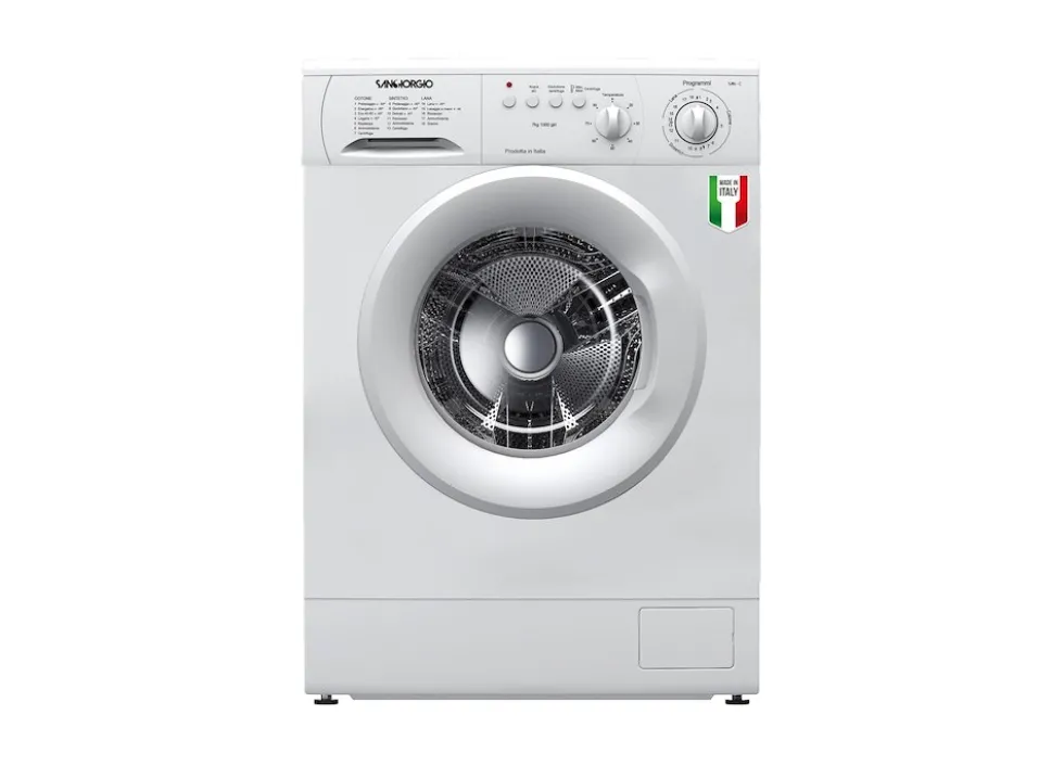 Lavatrici San Giorgio S5510C, carica frontale, 7 Kg, 1000 giri