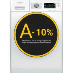 Lavatrici Whirlpool FFB9479BVIT con 9kg, 1400 giri e Vapore