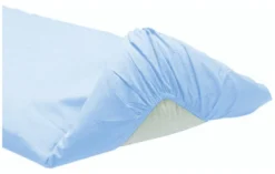 Lenzuolo carrozzina Italbaby 030 0060 22 TINTA UNITA con angoli Azzurr