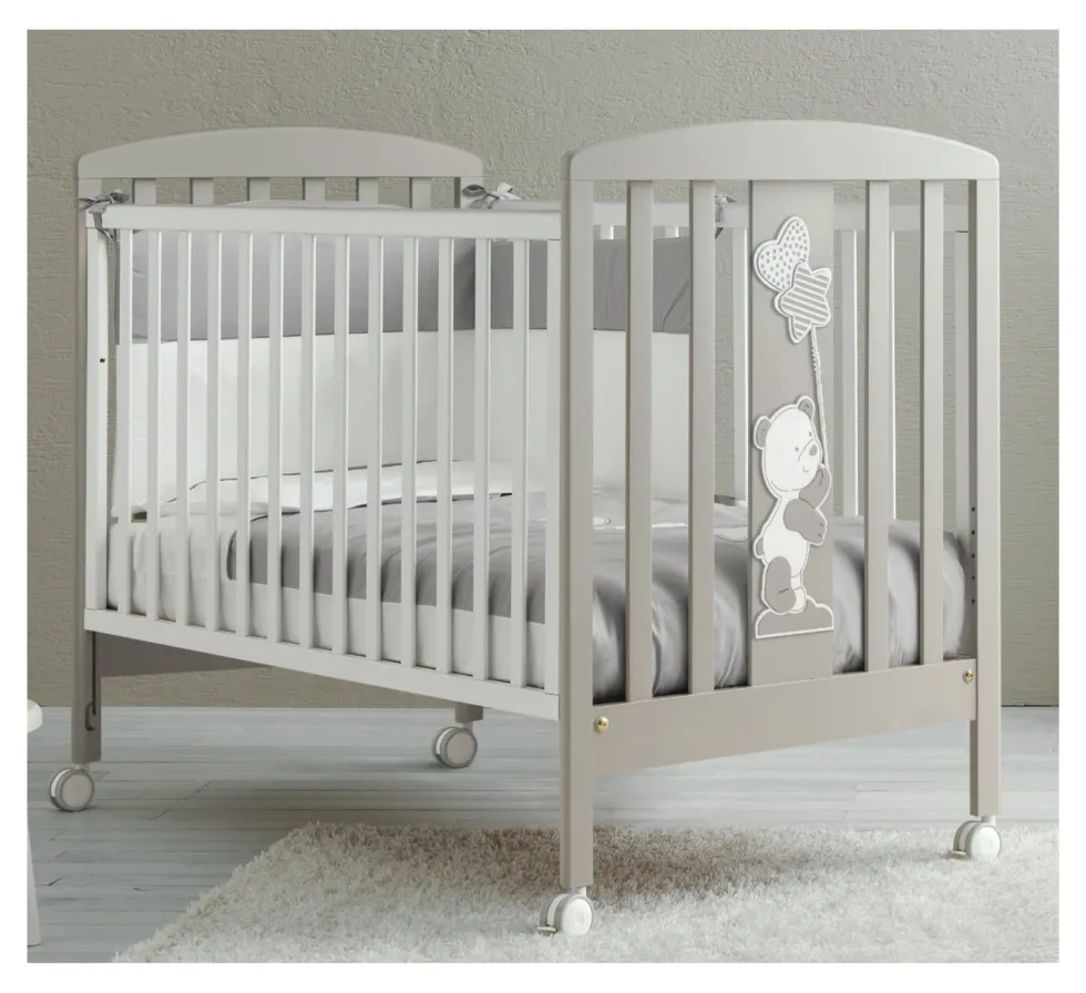 Lettino infanzia Pali 0127ORSTS ORSETTO Bianco e Tortora