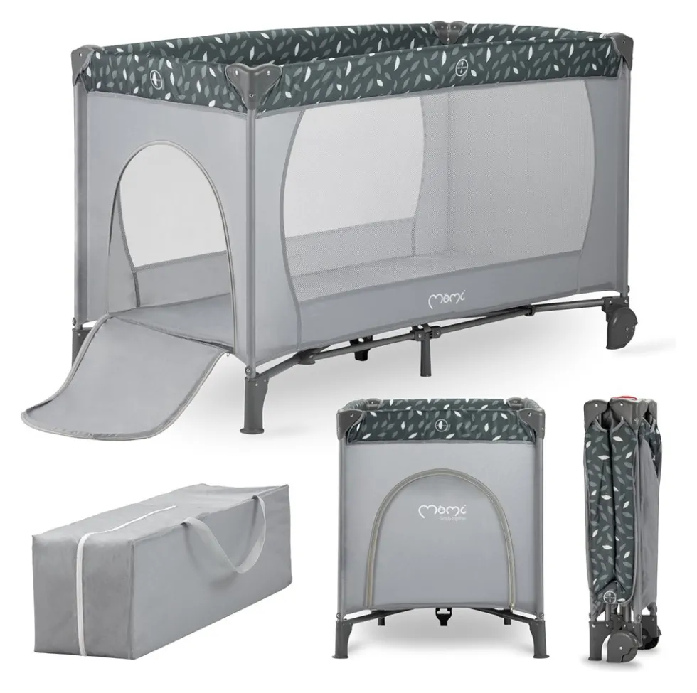 Lettino viaggio Momi LOZE00015 BELOVE Crib grey