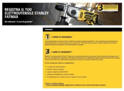 Levigatrice rotorbitale Stanley FME440K FATMAX con accessori